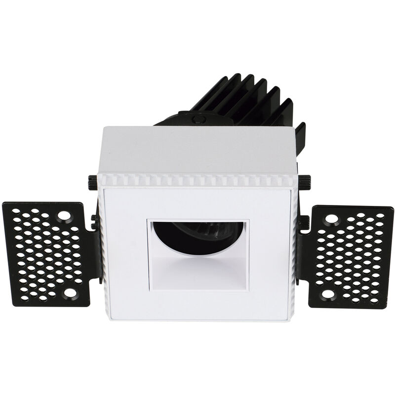 Plafonnier encastré tilt VIP3T Square Square CASAMBI LED COB 10.60W 1317lm(922lm) CRI90 2700K 28º Blanc Blanc Plafonnier encastré tilt VIP3T Square Square CASAMBI LED COB 10.60W 1317lm(922lm) CRI90 2700K 28º Blanc Blanc