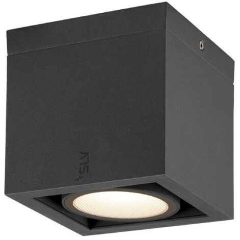Plafonnier ESKINA FRAME CL simple extérieur gris 15W max 240V - SLV - 1006316