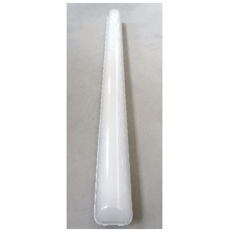 Plafonnier étanche LED 19W vasque polycarbonate 1277x101mm 4000K 2300lm driver électronique Ik08 IP66 Oleveon TRILUX 6303340