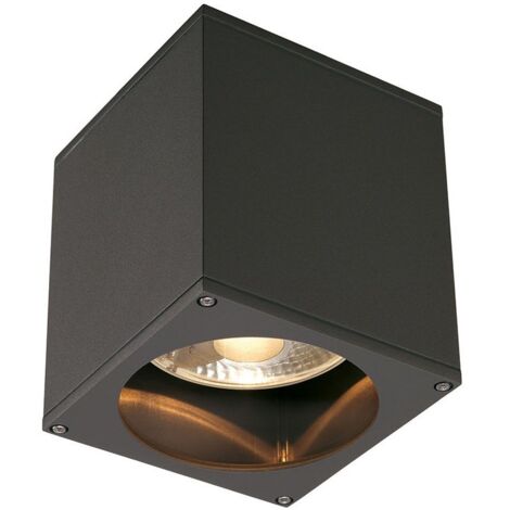 Plafonnier extérieur BIG THEO gris GU10/QPAR111 75W max IP44 - SLV - 229555