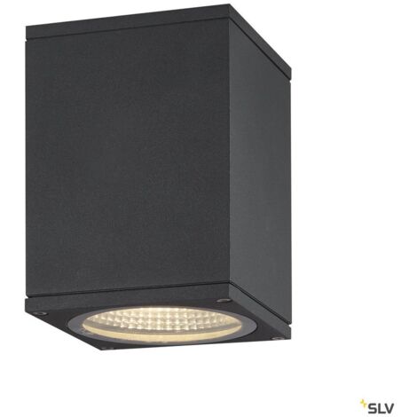 Plafonnier extérieur ENOLA carré S gris LED 9W 3000K/4000K IP65 - SLV - 1003420