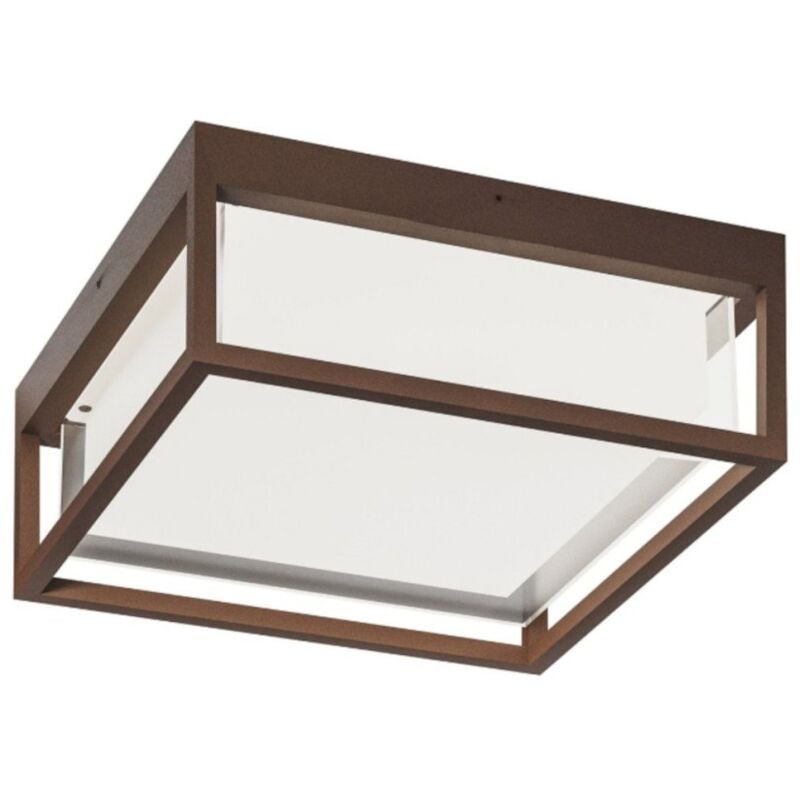 Plafonnier extérieur gea led ges2092 led ip65 plafonnier classique en aluminium