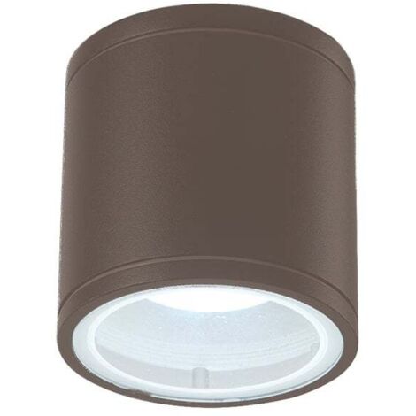 Plafonnier extérieur IP54 en aluminium GU10 Jubo - Marron
