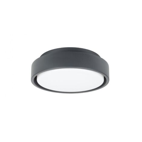 Plafonnier extérieur LED 18W 4000K IP65 gris 20cm neutre