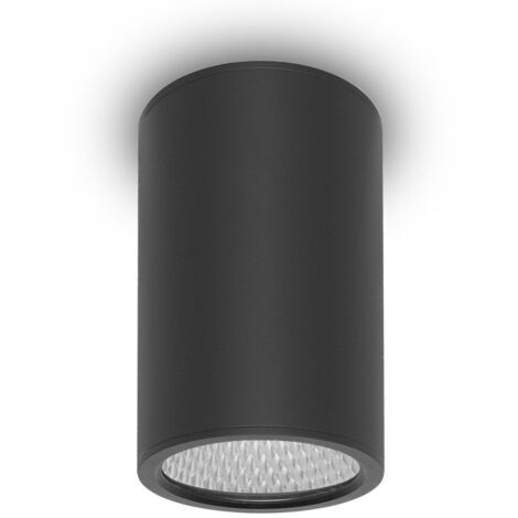 Plafonnier extérieur noir LED 15W 4000K Rima Italux