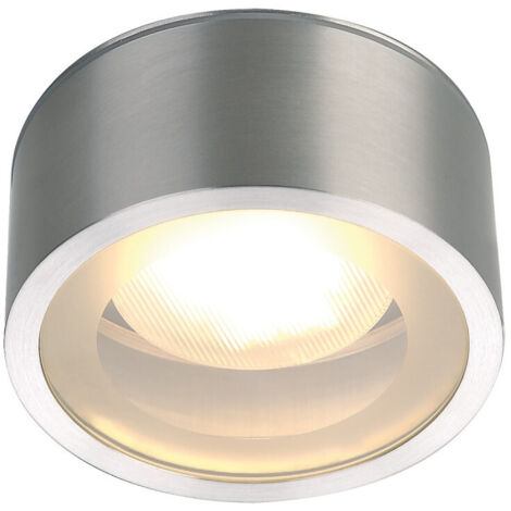 Plafonnier extérieur ROX alu brossé GX53/TCR-TSE 11W max IP44 - SLV - 1000339