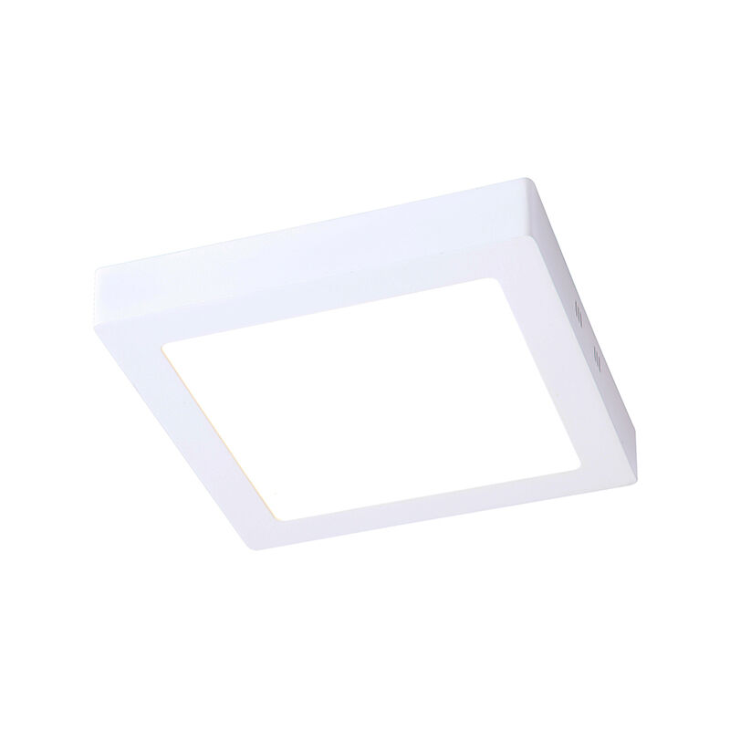 Plafonnier Extérieur Carré led 18W 4000K Blanc IP44