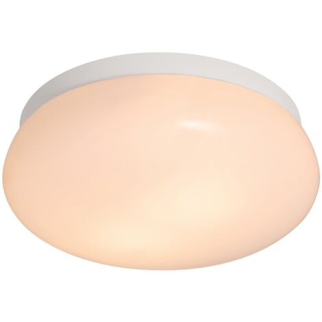 Plafonnier FOAM  Matière plastique Blanc, H.12 - IP44 - E27 /Nordlux Intérieur