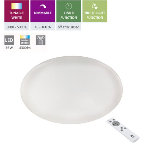 Plafonnier Giron 76 cm - Blanc