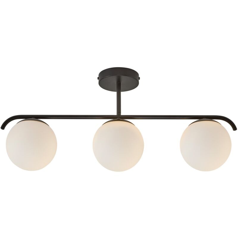 Suspension grant 3-Spot Verrerie Laiton, H.29.23 - IP20 - E14 / Nordlux Intérieur