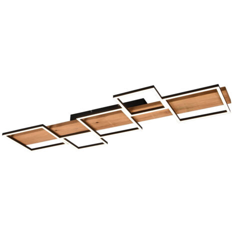 PLAFONNIER, HARPER, INCL.1X42W LED/5700LM/3000K, HAUTEUR:7,5CM, LONGUEUR:115CM, LARGEUR: 44,5CM, TRIO