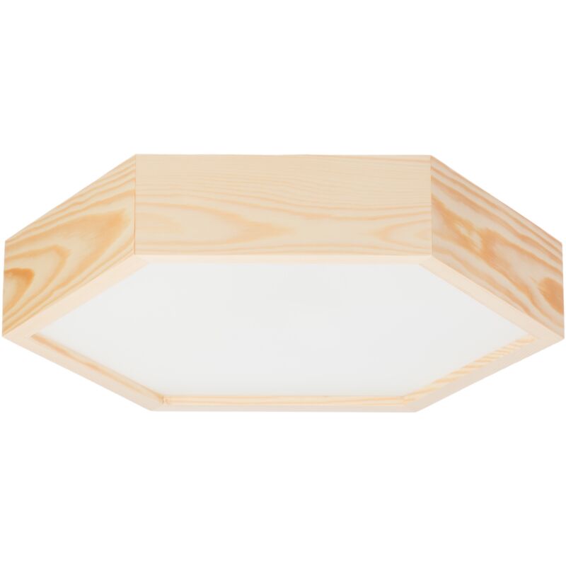 Plafonnier hexagonal LEJA 375 PIN pour salon, cuisine, salle de bain, style élégant