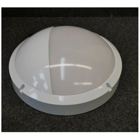 Plafonnier hublot LED 25W Ø 310mm 4000K 2400lm 230V 110° asymétrique étanche IP66 antivandale IK10 BE-LED
