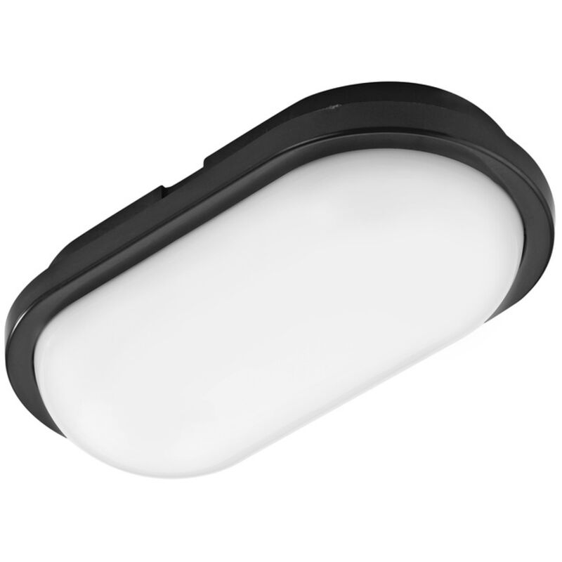 Plafonnier industriel LED AYDOS Noir 15W 4200K IP65 HOROZ