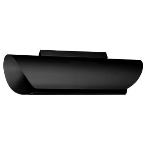 Plafonnier industriel noir Barbos 2xG9 8W Luminex