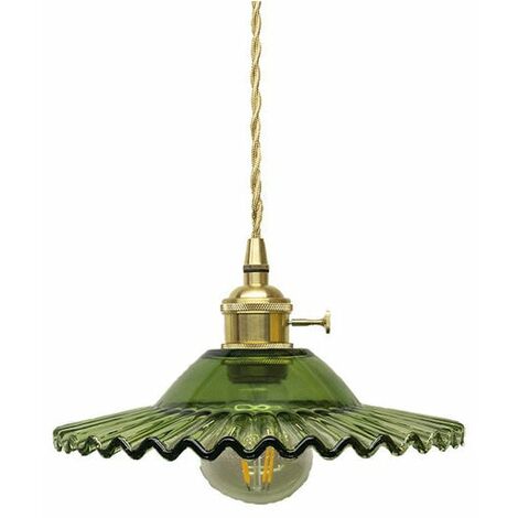 Plafonnier Industriel Retro Vintage Lustre Abat-jour en Métal E27, Luminaire Suspension Fer Loft Moderne Style Lampe de Plafon pour Chambre Salon Couloir Bar Maison Restaurant Café, Noir [Classe énerg