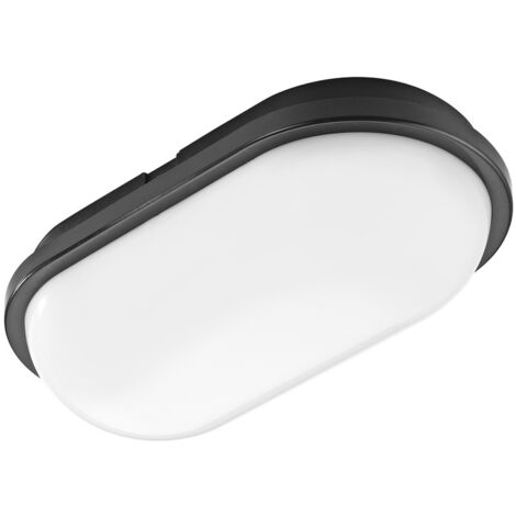 Plafonnier industriel tanche LED AYDOS Noir 20W 4200K IP65 HOROZ