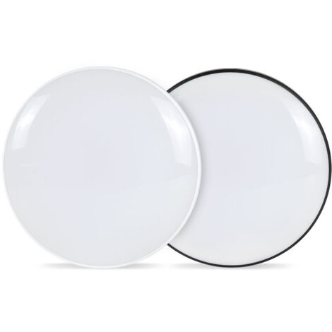Plafonnier Intelligent Tuya WiFi 24W, LED RGB CW WW Dimmable, Compatible Alexa Google Home, 85-265V Blanc