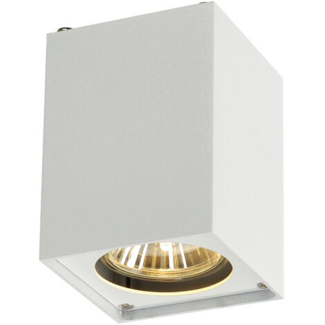 Plafonnier intérieur ALTRA DICE simple blanc GU10/QPAR51 35W max - SLV - 151511