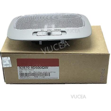 Plafonnier intérieur gris pour Kia Rondo Carens 2008-2014 OEM 928704d500qw 92870-4d500qw 928704d500 92870-4d500 - Cache de protection pour serrure de porte