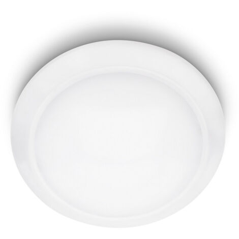 Idroweb – Plafonnier LED 6W 4000K – Luminosité 640lm – Dimensions 25x7cm – IP20 pour espaces intérieurs – Blanc