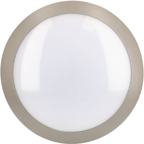 PLAFONNIER IP65 FORD ROUND LED 11 W 4000 K GRIS 985LM