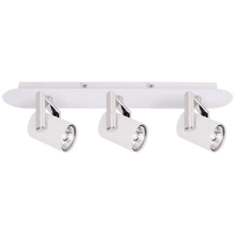 Plafonnier Italux Bland 3xGU10 orientable blanc/chrome