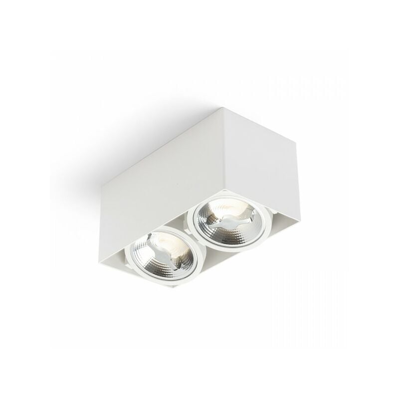 Rendl Light - Spot de plafond james ii dimm blanc mat 230V led 2x15W 24° 3000K