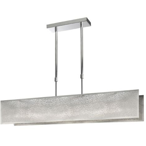 Plafonnier Japon 4 lumières rectangulaire CRISTALRECORD 99-224-04-001