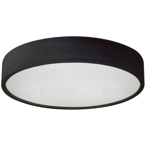 Plafonnier Kanlux JASMIN 3xE27 bois noir/blanc 47,5cm