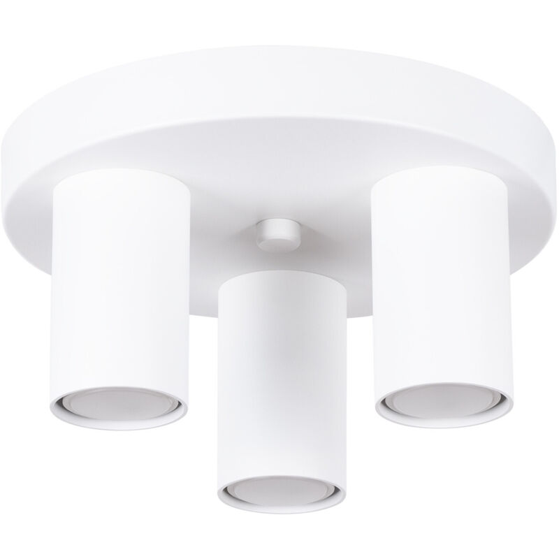 Plafonnier Lagos acier 3xGU10 25cm Sollux