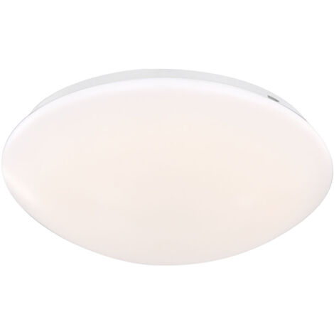 Plafonnier lampe de cuisine plafonnier LED lampe de couloir blanc opale, 12W 820lm blanc chaud, DxH 29,5 x 9,5 cm