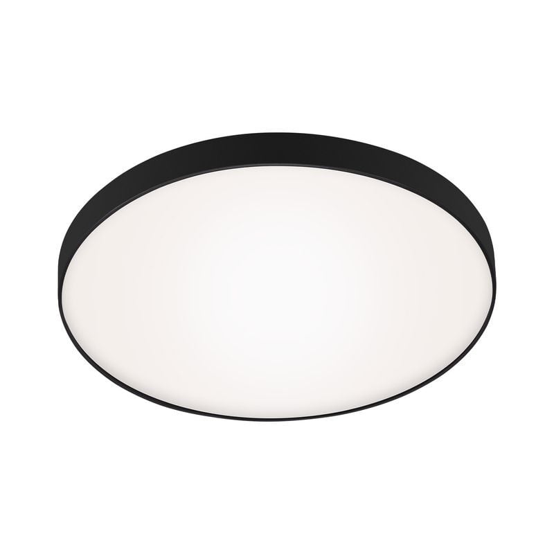 Lampe led pour salle de bain Briloner leuchten malbona, 13 w, 1400 lm, IP44, blanc-noir, plastique-métal, ø 28,5 cm
