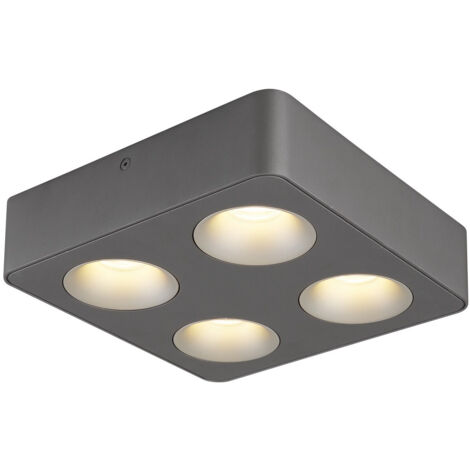 Plafonnier lampe de salon lampe de cuisine en aluminium lampe LED L 22,4 cm