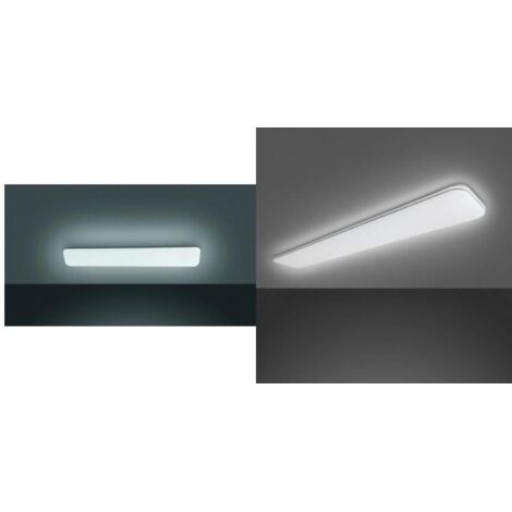 Plafonnier lampe de salon LED lampe de chambre blanc dimmable L 60 cm