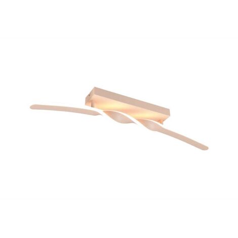 Plafonnier, lampe murale, forme de vague de sable, LED, L 79 cm