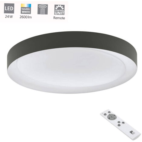 Plafonnier Laurito blanc gris blanc, blanc Ø: 49cm DIMMABLE 3000-6500K