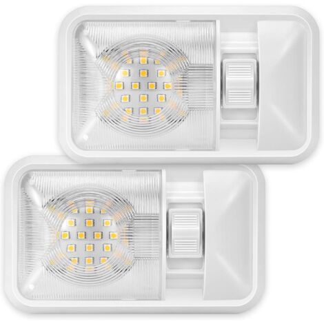 Plafonnier LED 12V pour camping-car, 800 lm, éclairage intérieur pour camping-car