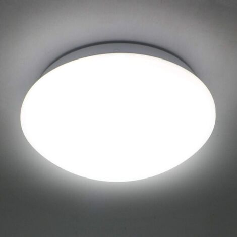 Plafonnier LED 12W φ220mm IP44 4500K Blanc naturel 1080lm Éclairage WC,salle de bain,couloir