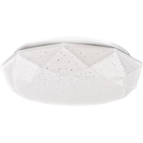 Plafonnier LED 12W 4000K Galaxy Polux blanc Ø26cm