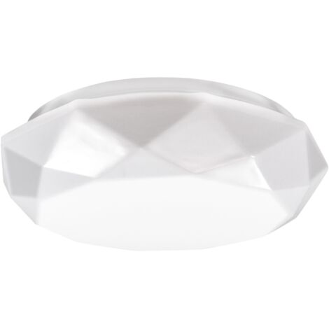 Plafonnier LED 12W 4000K IP44 Ø26,5 Polux Selina blanc