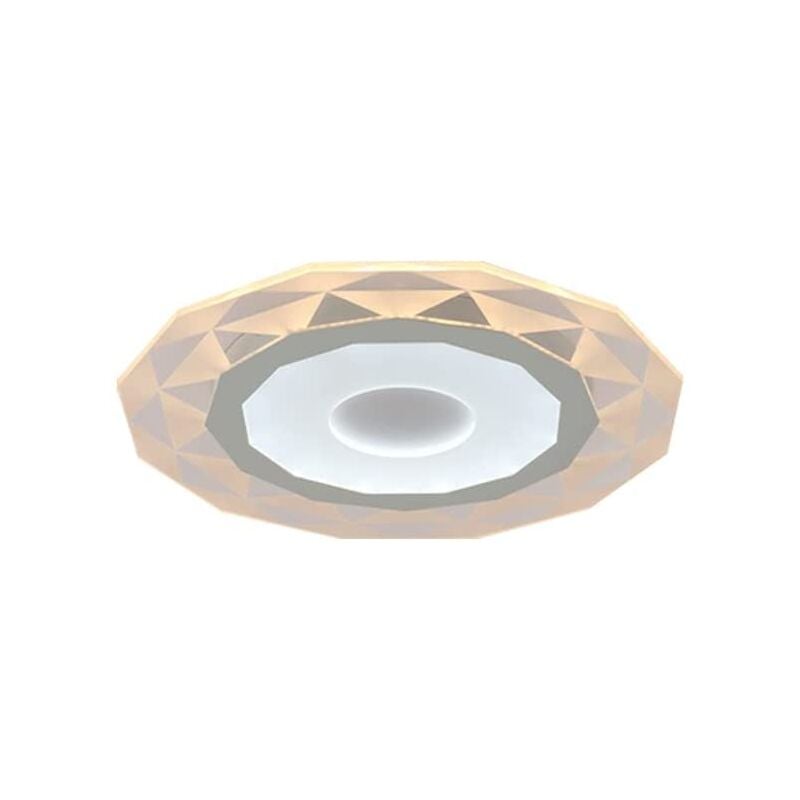 Goeco - Plafonnier led 14W Design Géométrique Lampe de Plafond 3000K Blanc Chaud Moderne Luminaire Plafonnier Rond Mince pour Chambre Bureau Salon