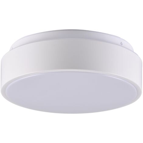 Plafonnier LED 15W 4000K IP44 Ø28 blanc Polux Rene