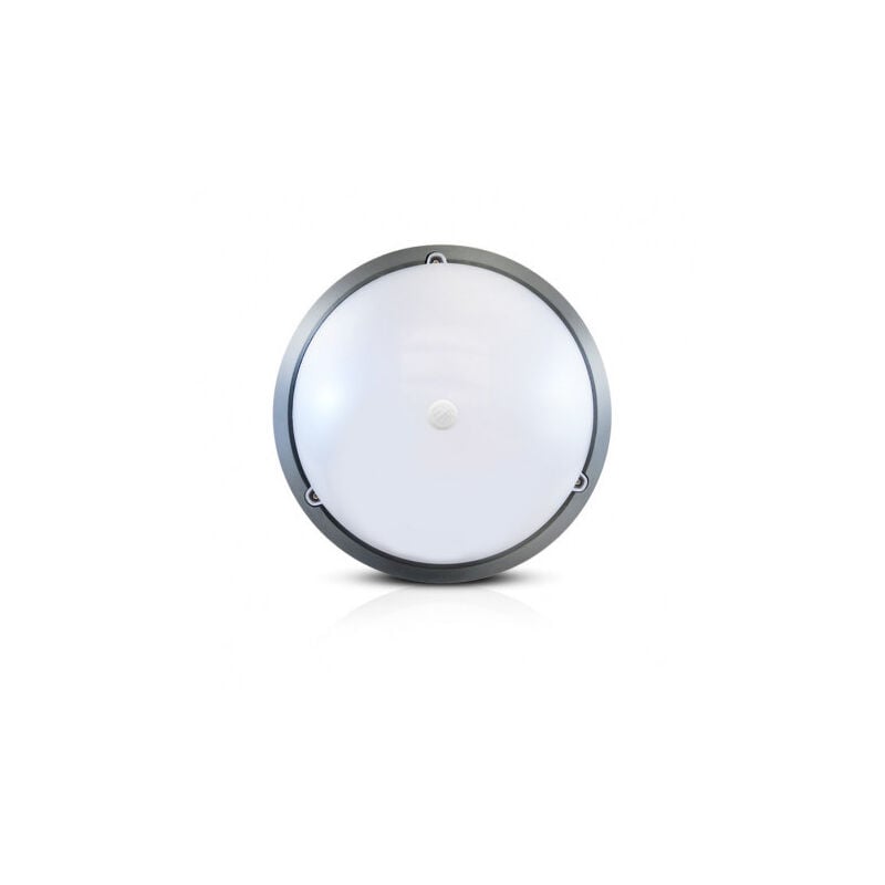 Led Hublot + Détecteur ir Ø300 18W 1450LM 4500K IP65 Gris Anthracite