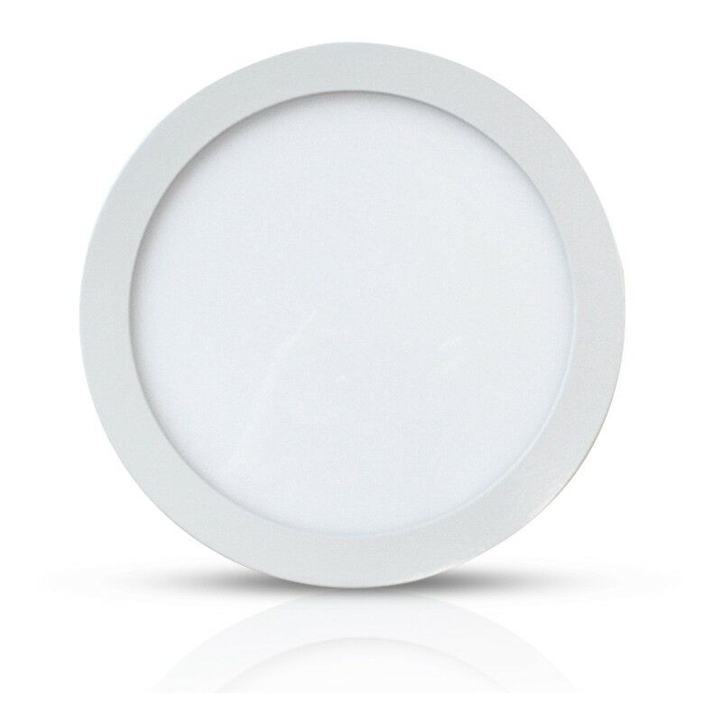 Plafonnier led luna - 18W Ø220 mm Miidex Lighting® blanc-neutre-4000k - blanc