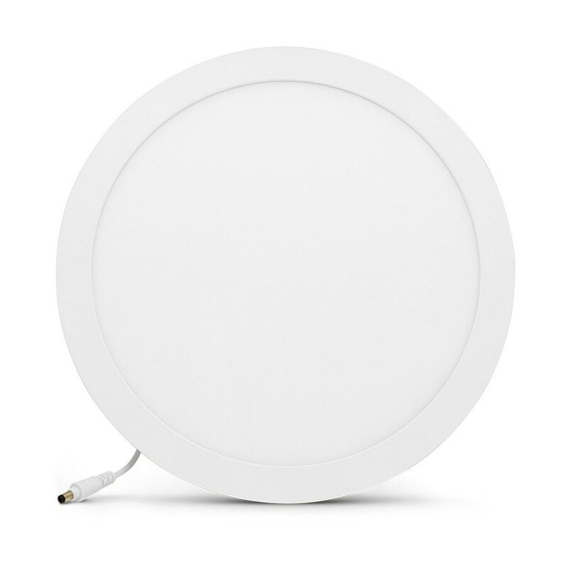 Plafonnier led luna - 24W Ø300 mm Miidex Lighting® blanc-neutre-4000k - blanc