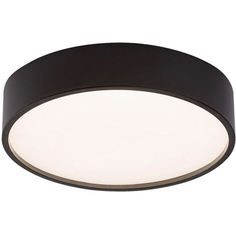 Plafonnier LED 18W Ø28 cm noir IP44 Larcia Rabalux