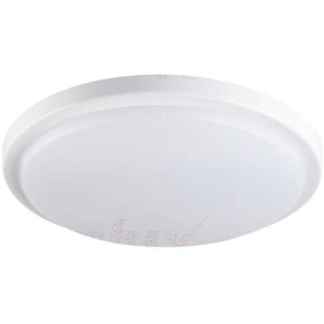 Plafonnier LED 18W étanche IP54 rond ∅250mm Blanc - Blanc Naturel 4000K