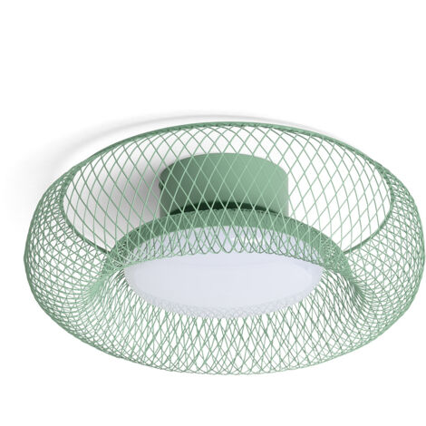 Plafonnier LED 18W Métal CCT Sélectionnable Zeiryn S Vert