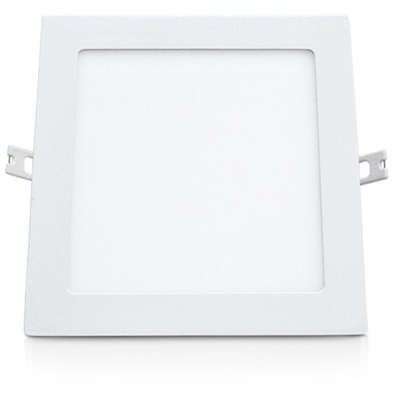 Miidex Lighting - Plafonnier led slimy 18W Carré 200x200 mm ® blanc-neutre-4000k - blanc Miidex Lighting - Plafonnier led slimy 18W Carré 200x200 mm ® blanc-neutre-4000k - blanc